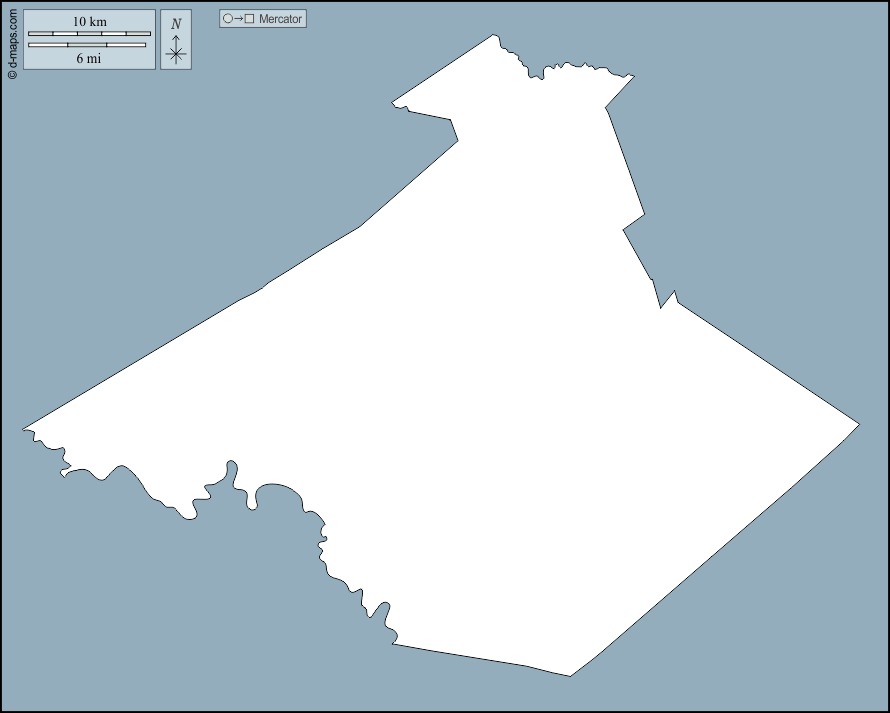 尼古拉斯县 : d-maps.com: 免费地图, 免费的空白地图, 免费的轮廓地图, 免费基地地图 : 大纲